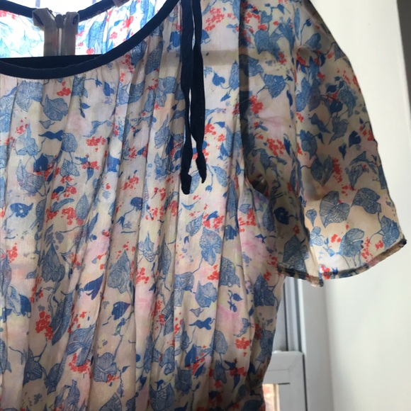 1960s vintage flower child midi dress - Picture 3 of 4